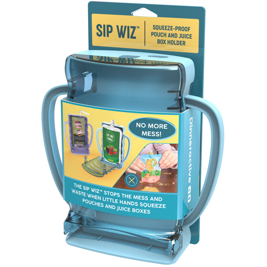 SIP WIZ <BR> Single Squeeze-Proof Pouch & Juice Box Holder<BR>