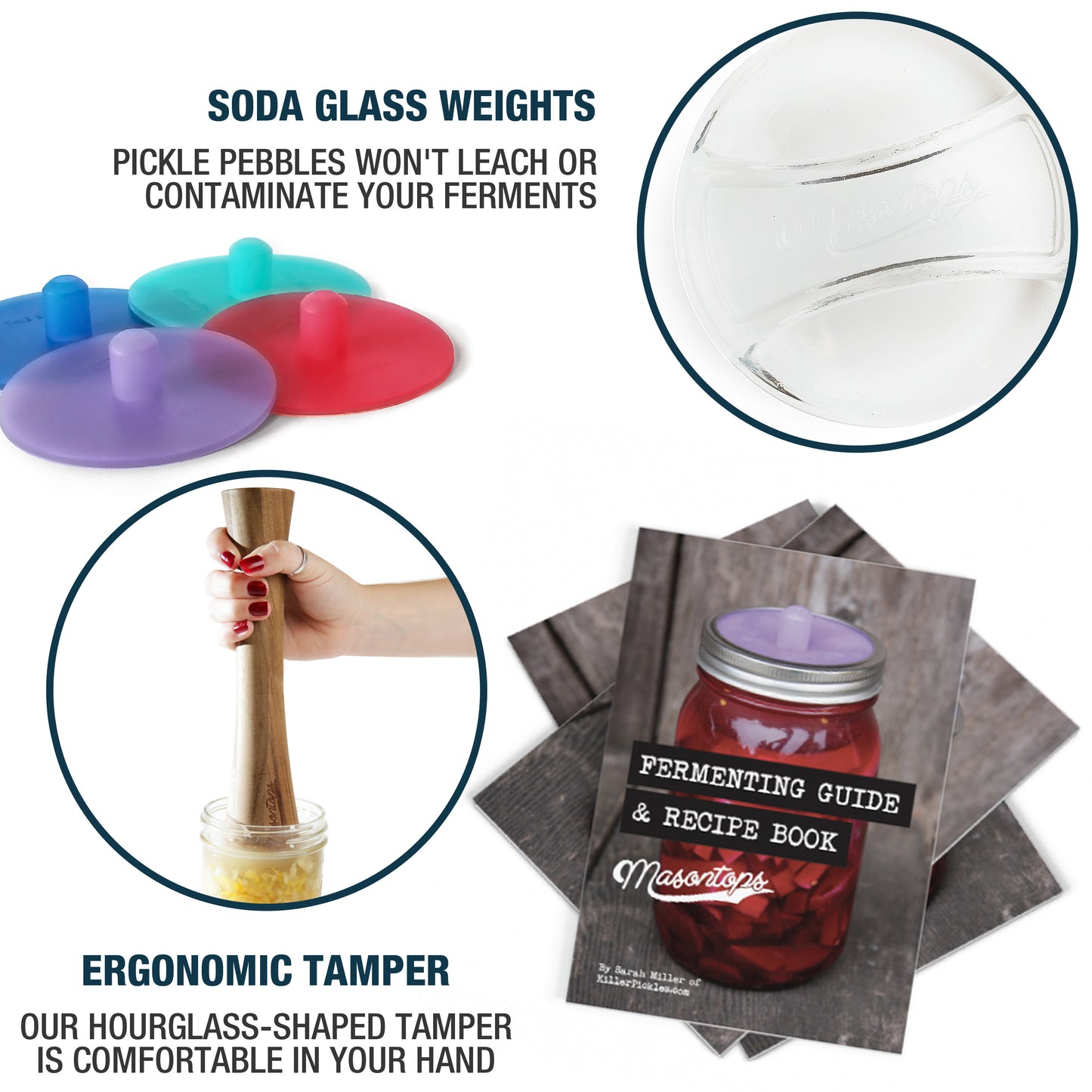 COMPLETE FERMENTATION KIT <BR>Pebbles, Pipes and Packer <br>(9-Piece Kit)