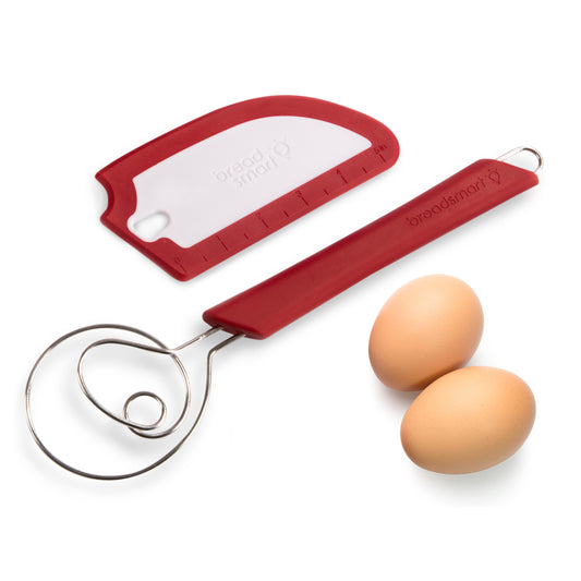 BREADSMART<BR> Whisk & Scraper Duo<BR>(2-Piece Set)