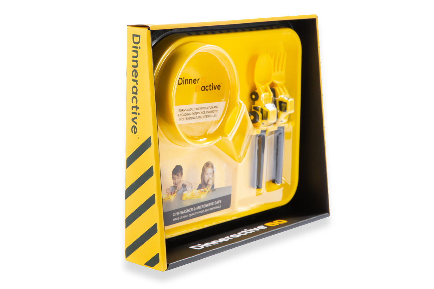 Construction Themed<BR> Dining Sets for Kids<BR> (3-Piece Set)