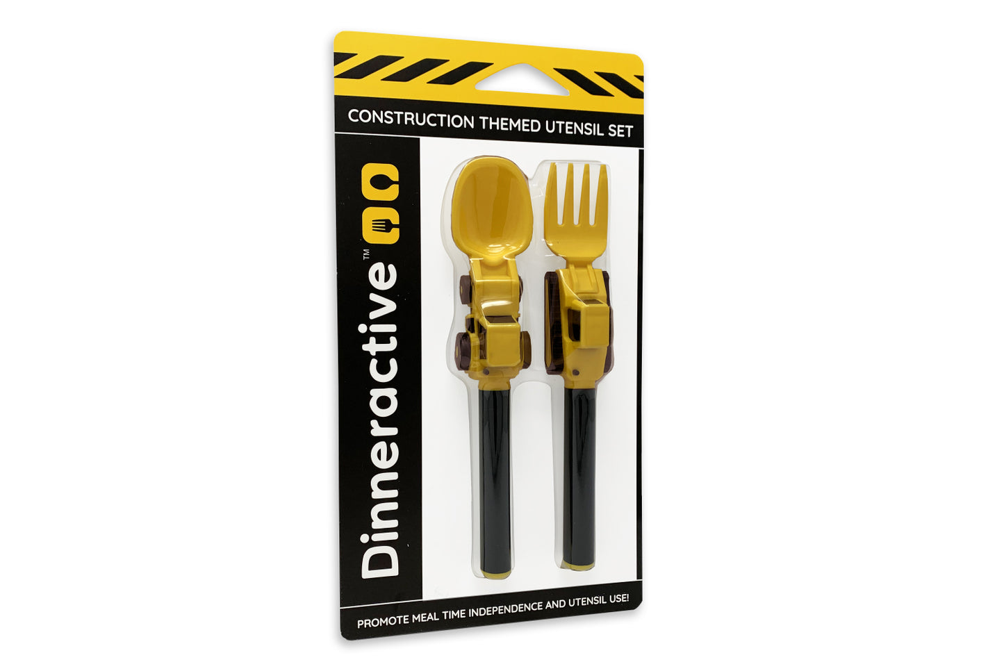 Construction Themed<BR> Utensil Sets for Kids<BR> (2-Piece Set)