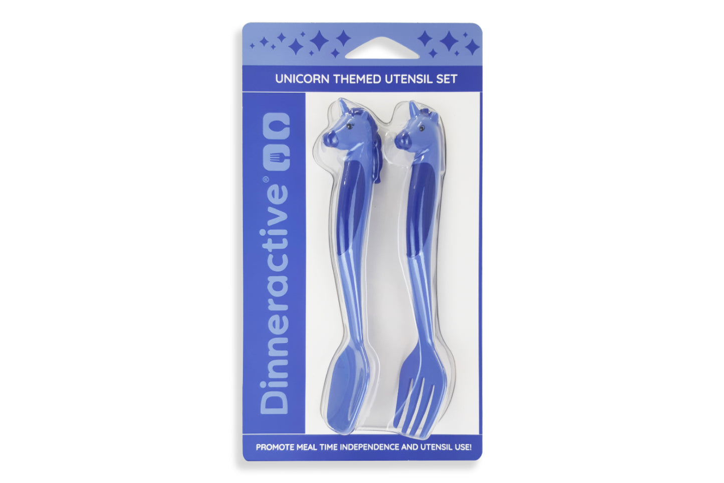 Unicorn Themed<BR> Utensil Sets for Kids<BR> (2-Piece Set)