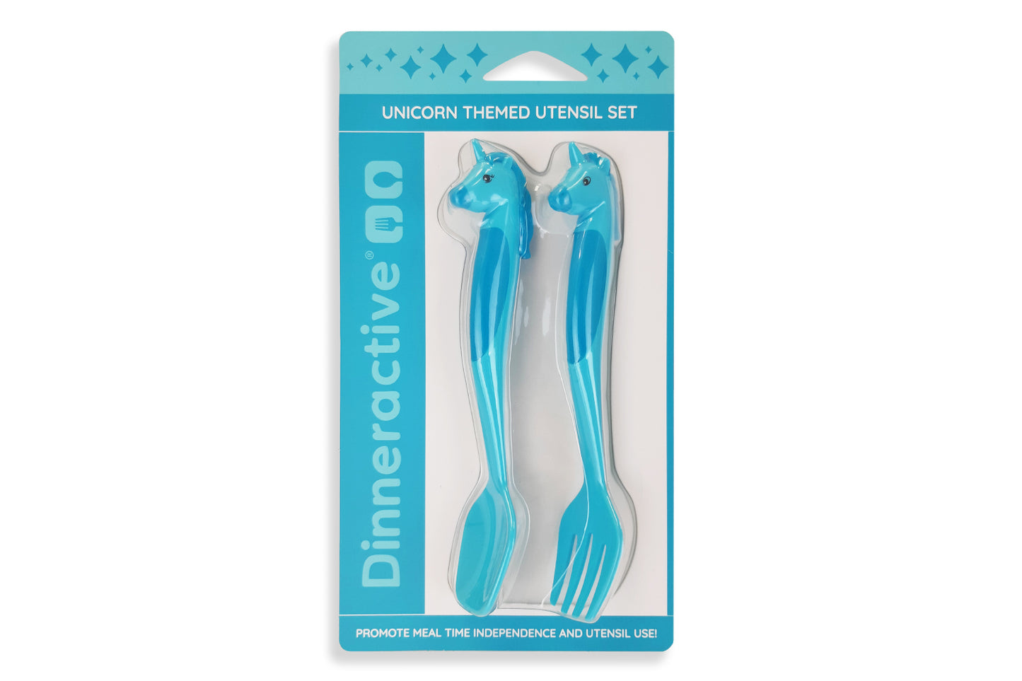 Unicorn Themed<BR> Utensil Sets for Kids<BR> (2-Piece Set)
