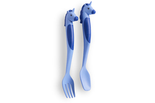 Unicorn Themed<BR> Utensil Sets for Kids<BR> (2-Piece Set)