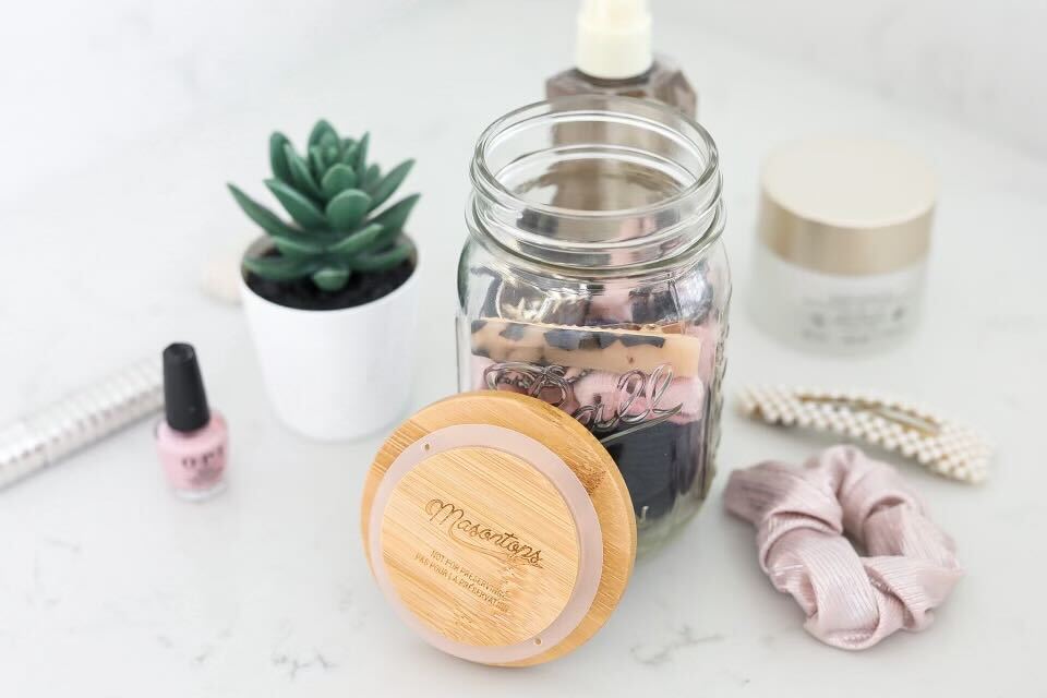 TIMBER TOP <BR>Bamboo Storage Lids for Mason Jars<BR> (3-Pack)