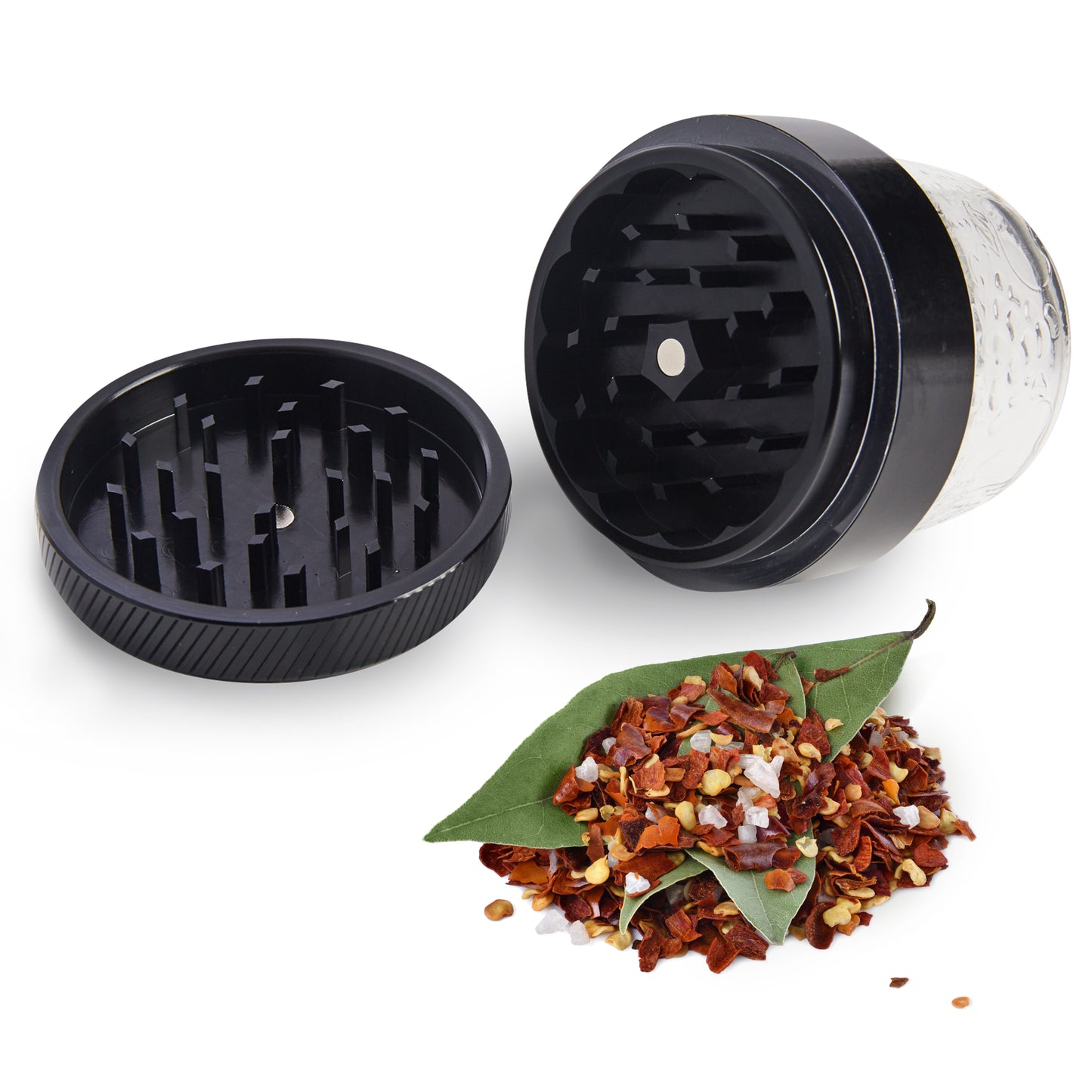 GRINDER LIDS <BR> 2-in-1 Herb Grinder/Lid <BR>