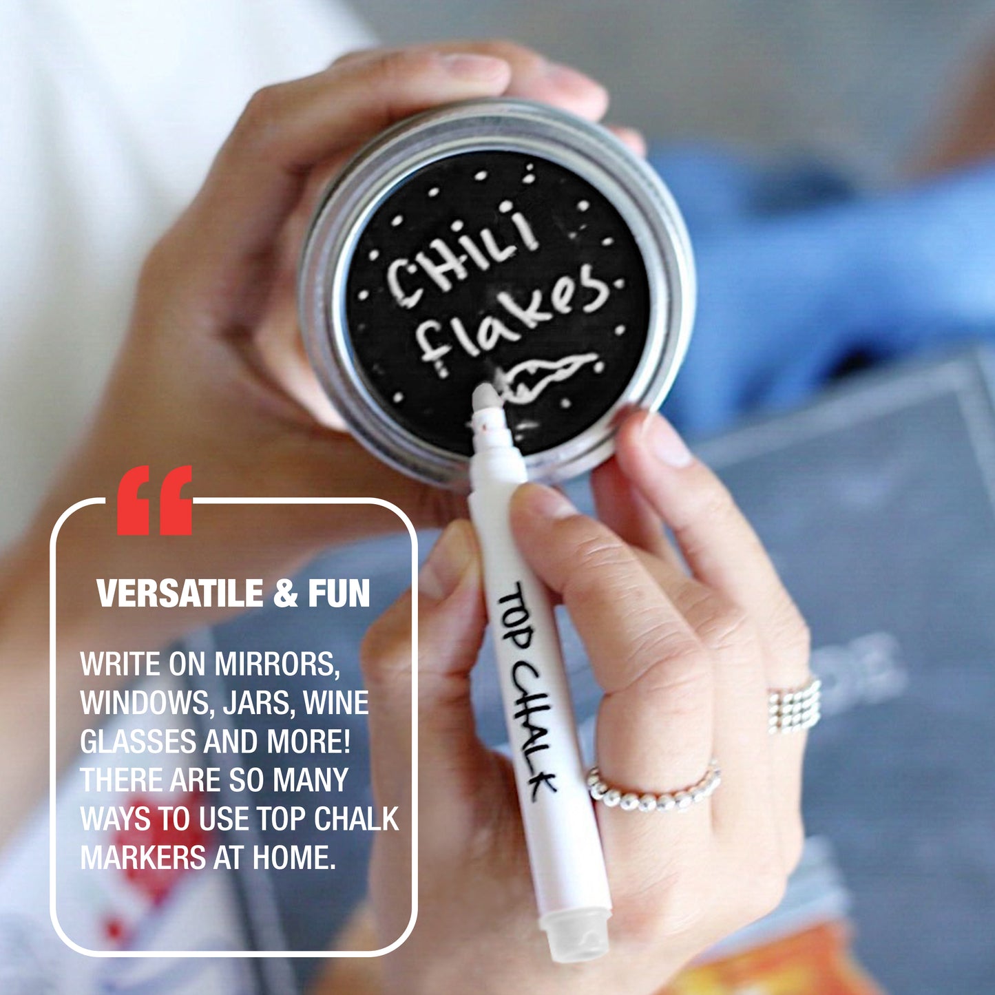 TOP CHALK <BR>Liquid Chalk Markers <BR>(6-Pack)