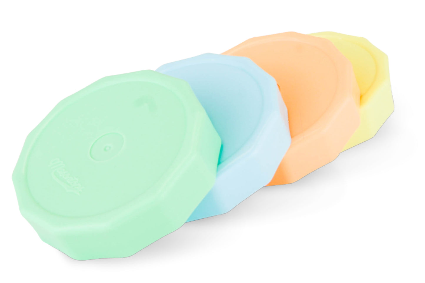 TOUGH TOPS, MULTI COLOR <BR>Reusable Mason Jar Lids <BR>(4-Pack)