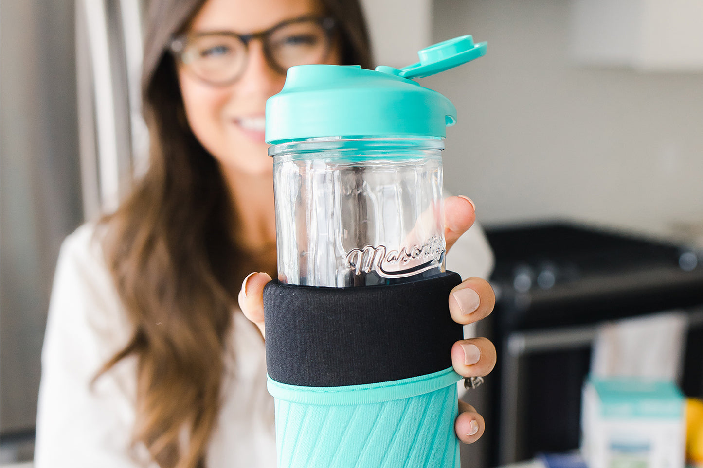 WATER BOTTLE SET <BR>Mason Jar Hydration <BR>(3-Piece Set)