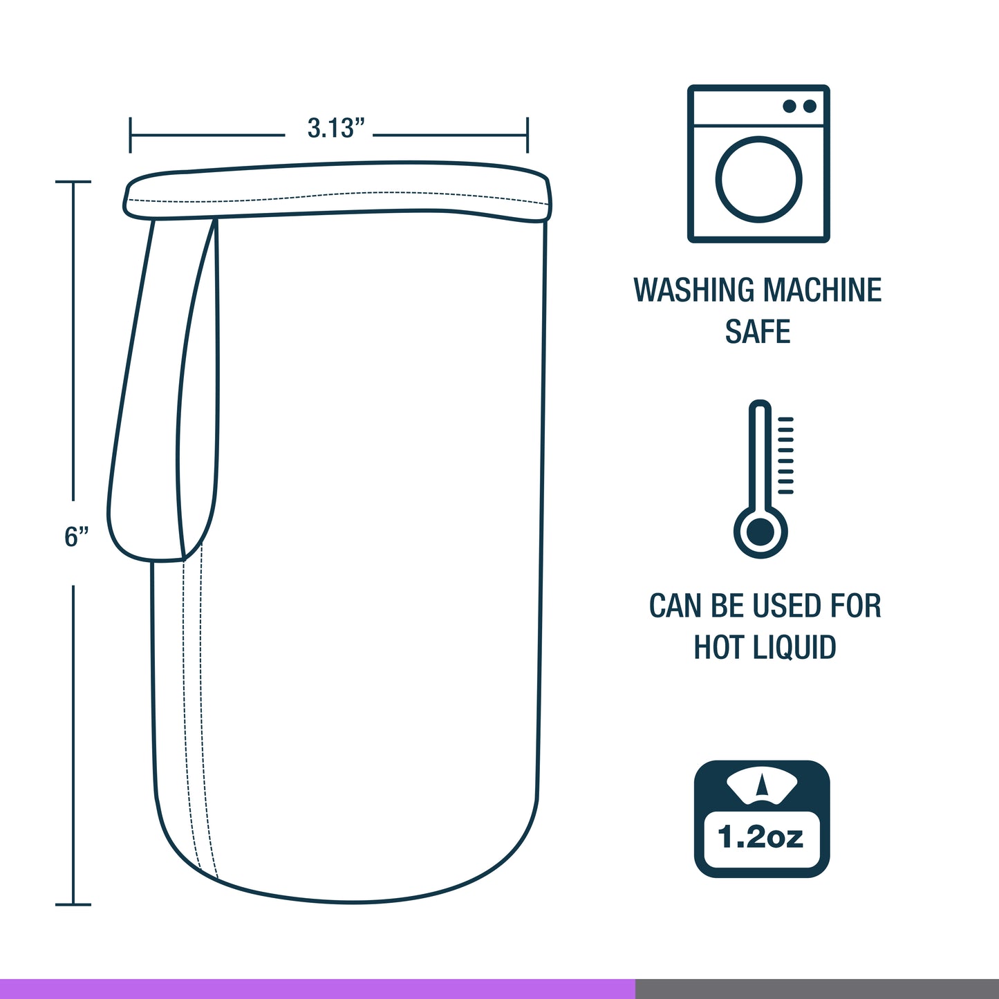 JAR SLEEVES <BR>Insulating Neoprene Jar Sleeves<BR> (2-Pack)
