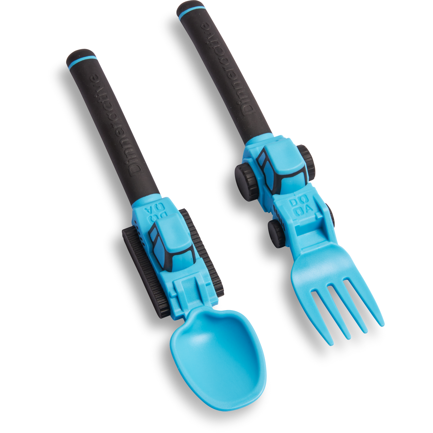 Construction Themed<BR> Utensil Sets for Kids<BR> (2-Piece Set)