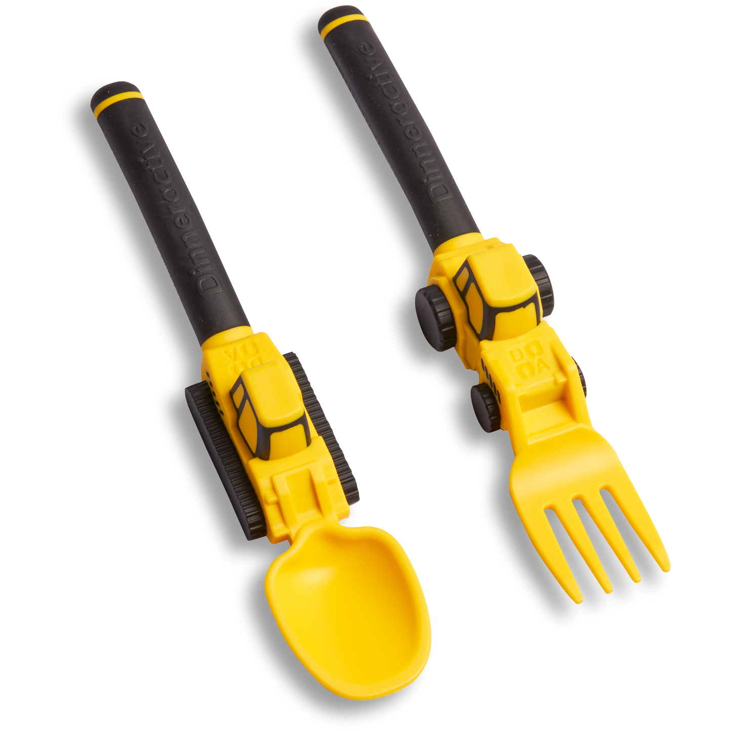 Construction Themed<BR> Utensil Sets for Kids<BR> (2-Piece Set)