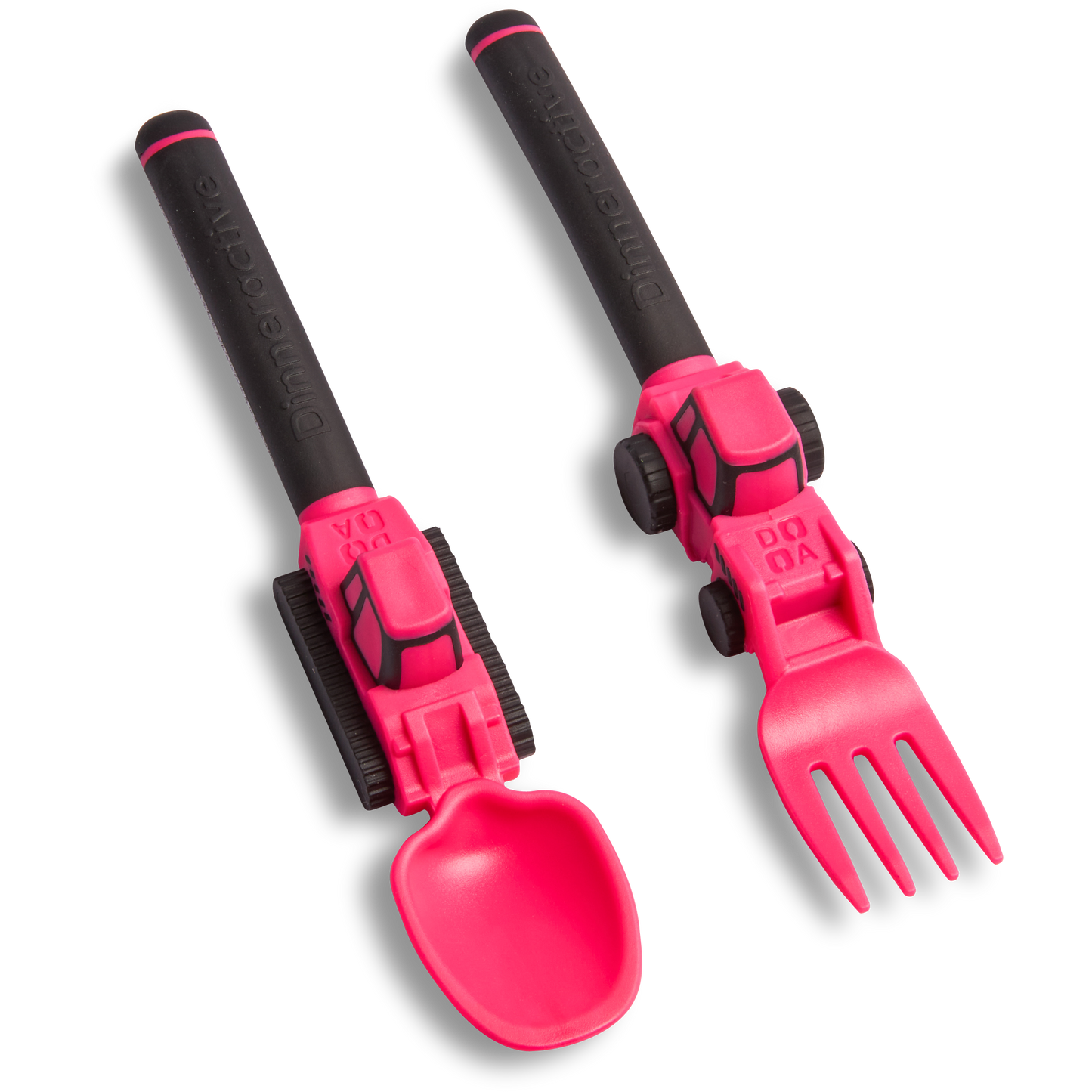 Construction Themed<BR> Utensil Sets for Kids<BR> (2-Piece Set)
