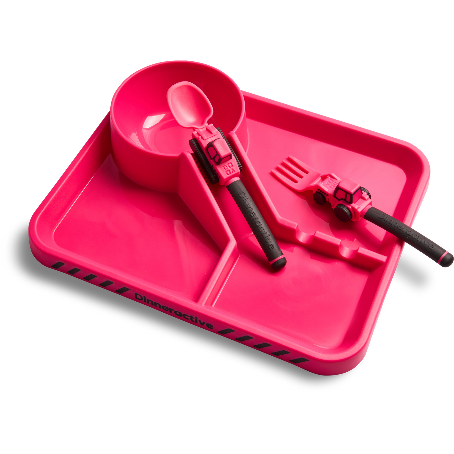 Construction Themed<BR> Dining Sets for Kids<BR> (3-Piece Set)