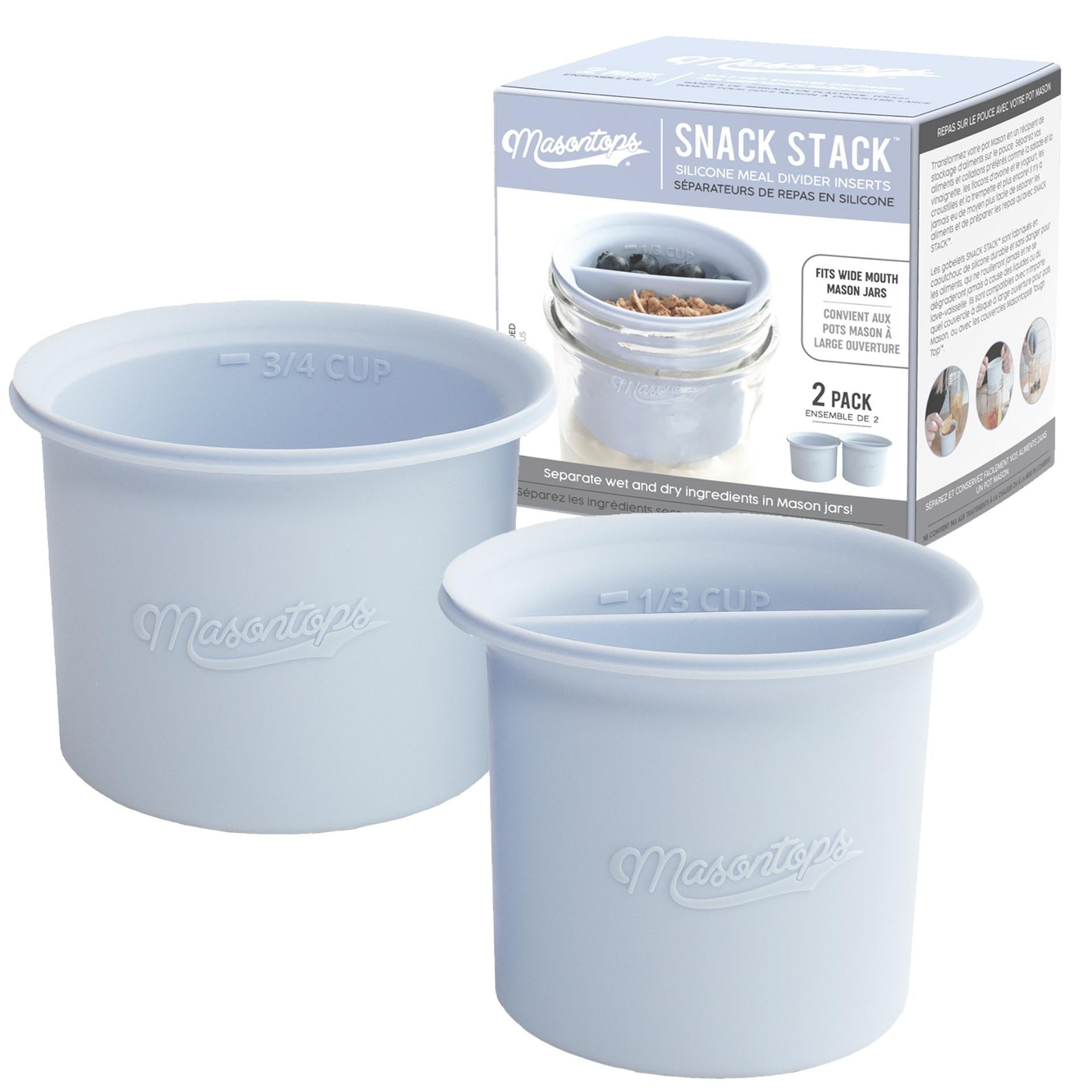 Snack Stack: Mason Jar Meal Divider Inserts (2-Pack) – Masontops, Inc.