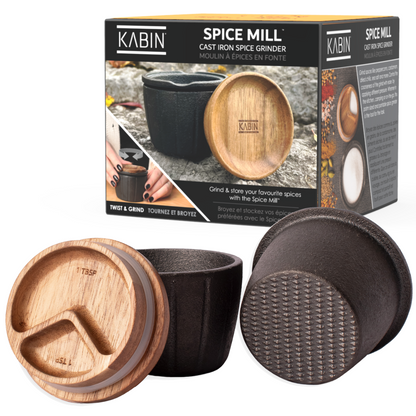 SPICE MILL<BR>Cast Iron Spice Grinder