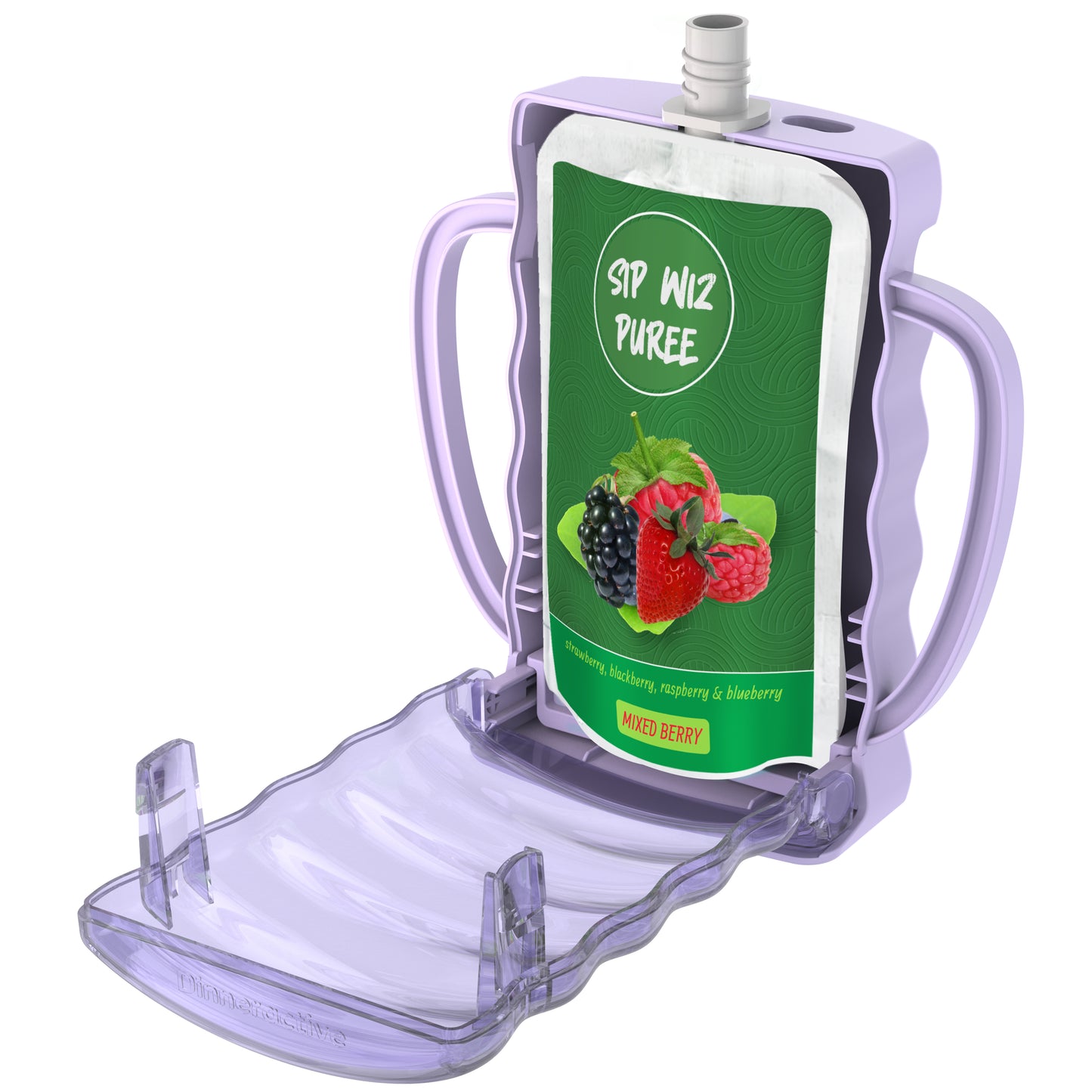 SIP WIZ <BR> Single Squeeze-Proof Pouch & Juice Box Holder<BR>