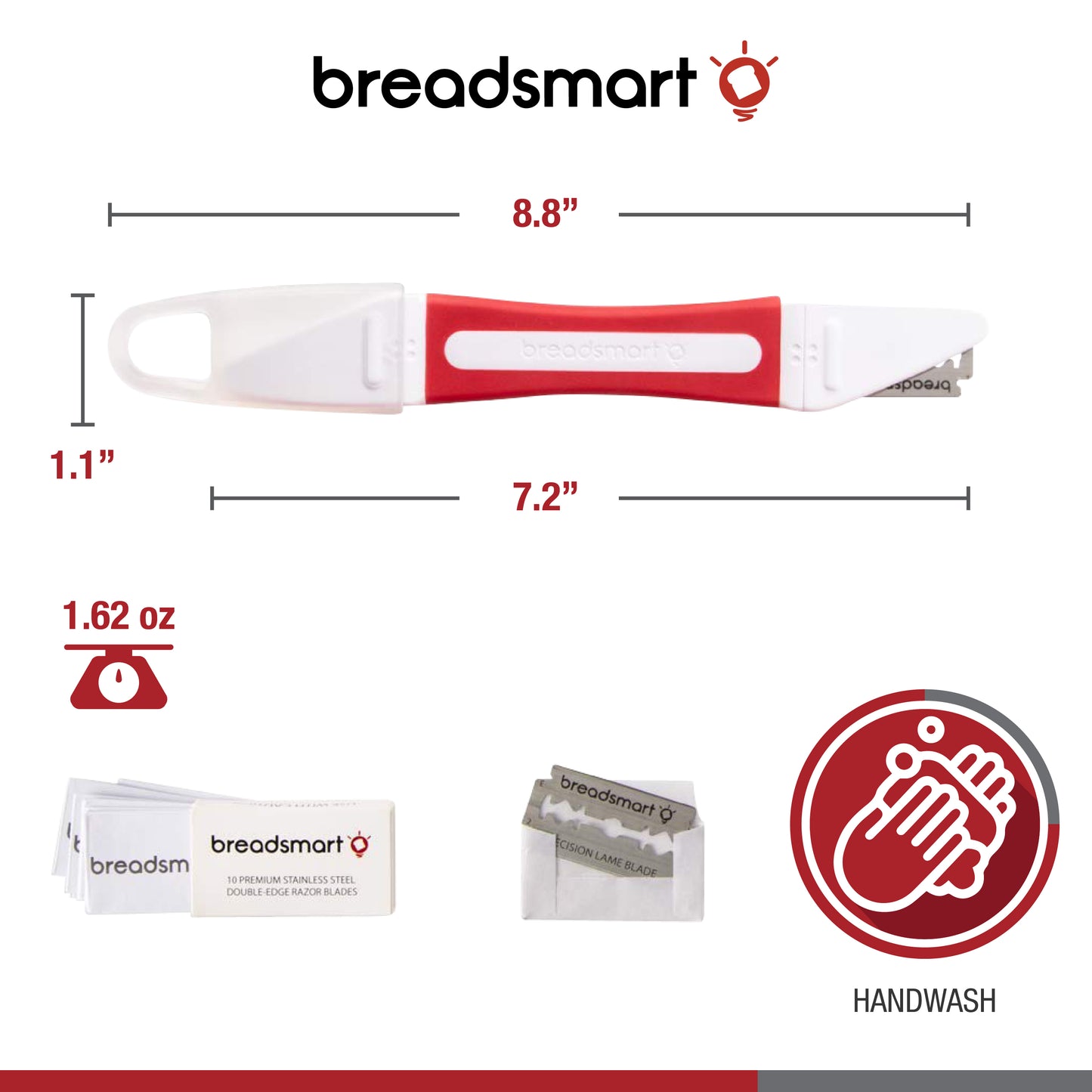 BREADSMART<BR> Lame & 10 Replacement Blades<BR>