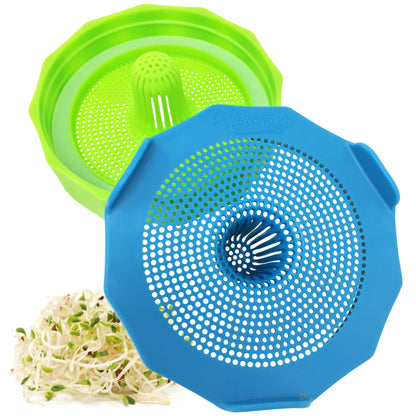 BEAN SCREENS<BR> Sprouting Lids <BR>(2-Pack)