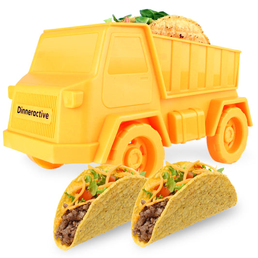 Construction Themed<BR> Tidy Taco Truck<BR> (2-Taco Compartments)