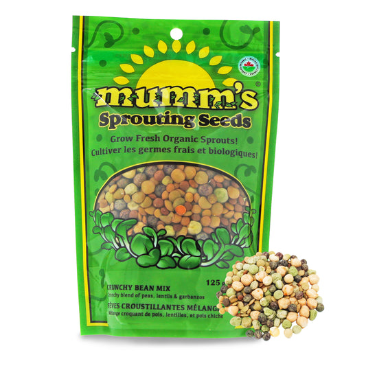 MUMM'S ORGANIC SPROUTING SEEDS <br> Non-GMO, 125g<br>