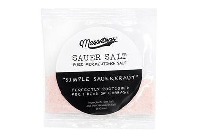 SAUER SALT PACKETS - "Simple Sauerkraut" (8-Pack x 16g)