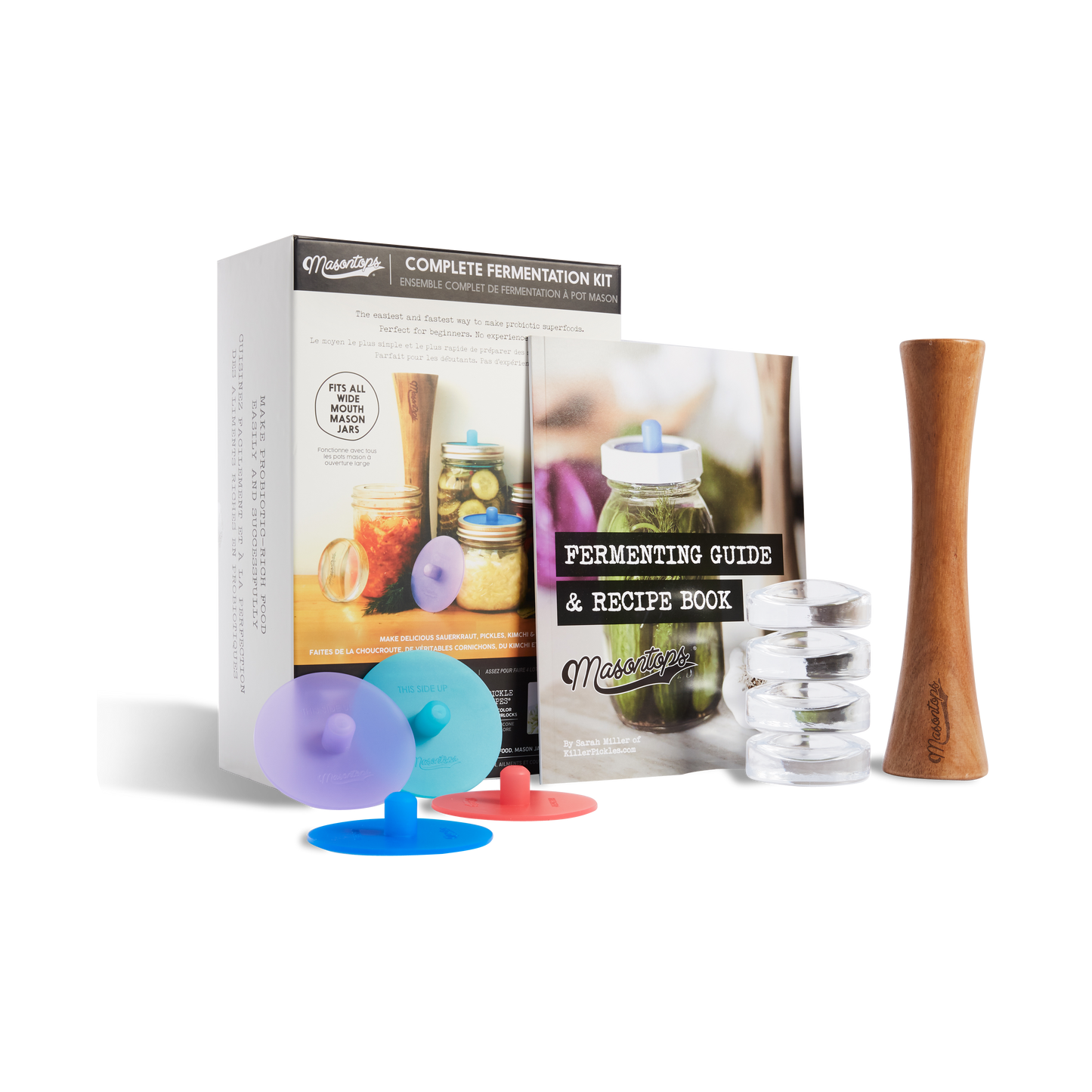 COMPLETE FERMENTATION KIT <BR>Pebbles, Pipes and Packer <br>(9-Piece Kit)